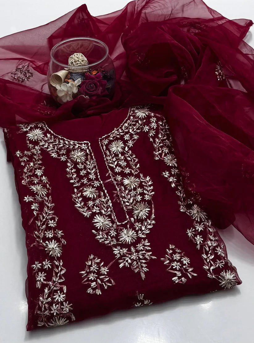 2 Pce organza Heavy LCD Gotta work