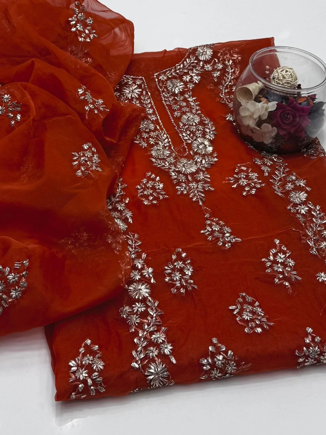 2 Pce organza Heavy LCD Gotta work