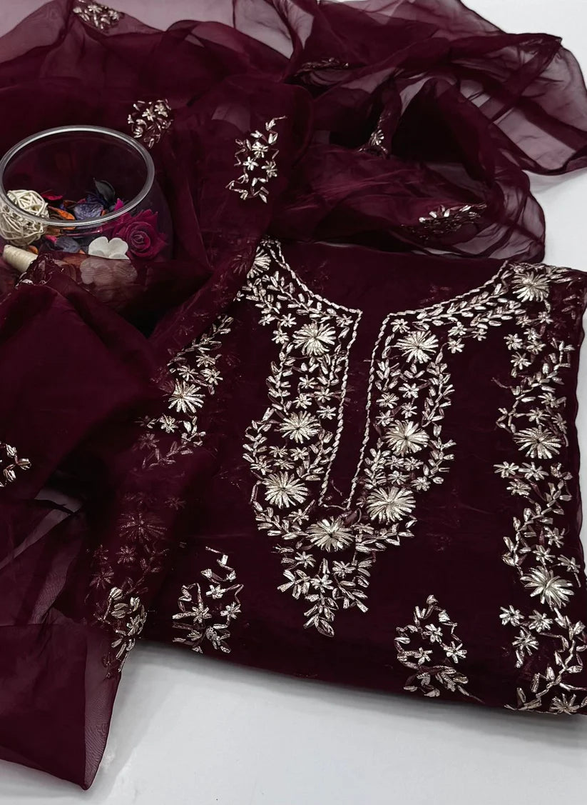 2 Pce organza Heavy LCD Gotta work