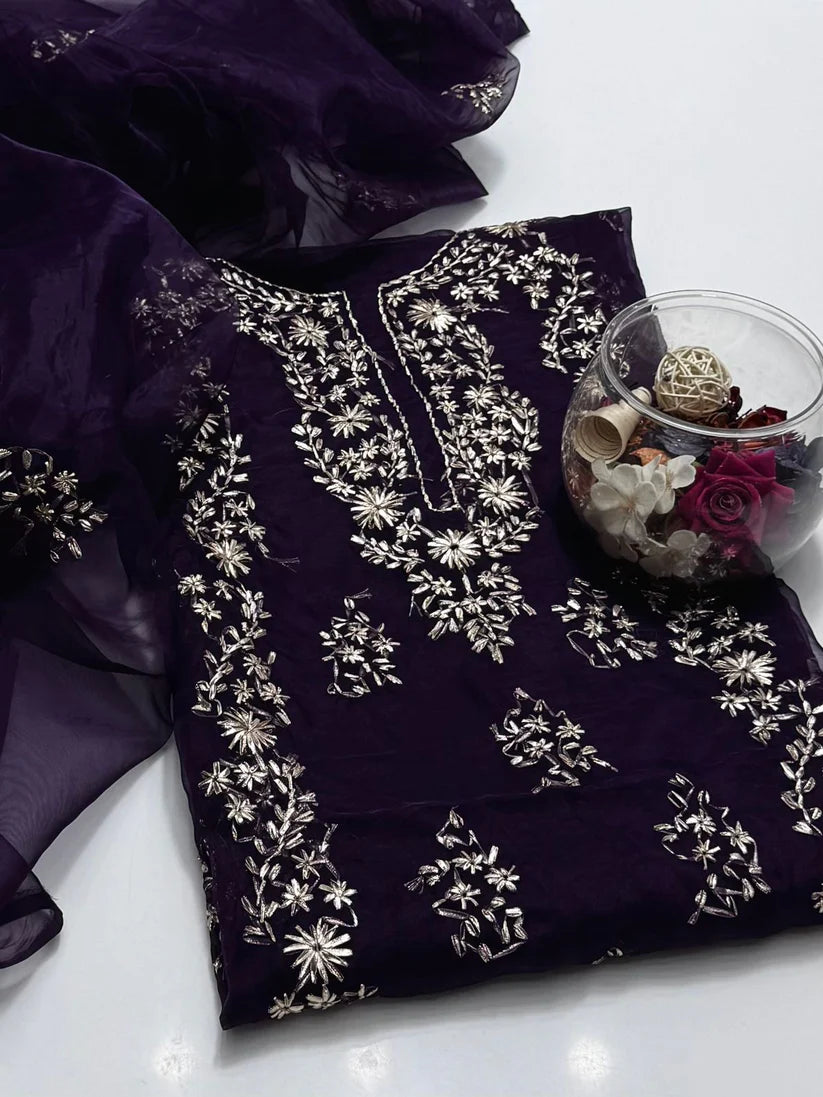 2 Pce organza Heavy LCD Gotta work