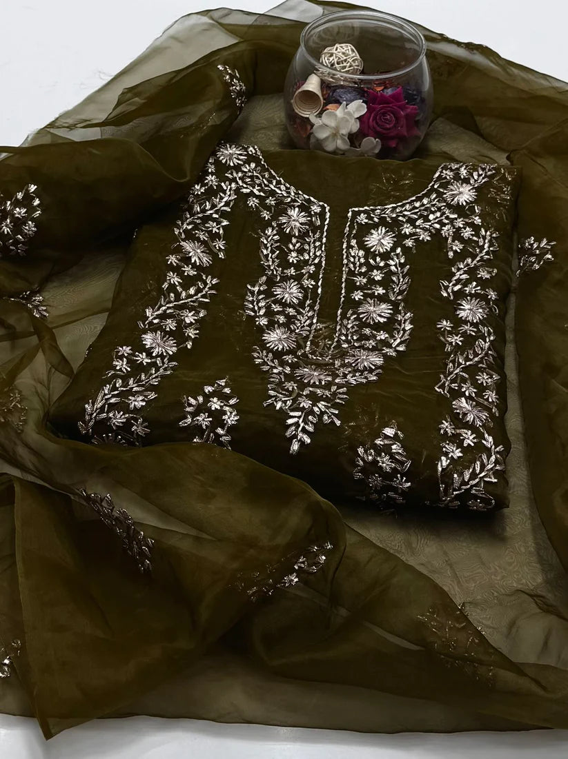 2 Pce organza Heavy LCD Gotta work