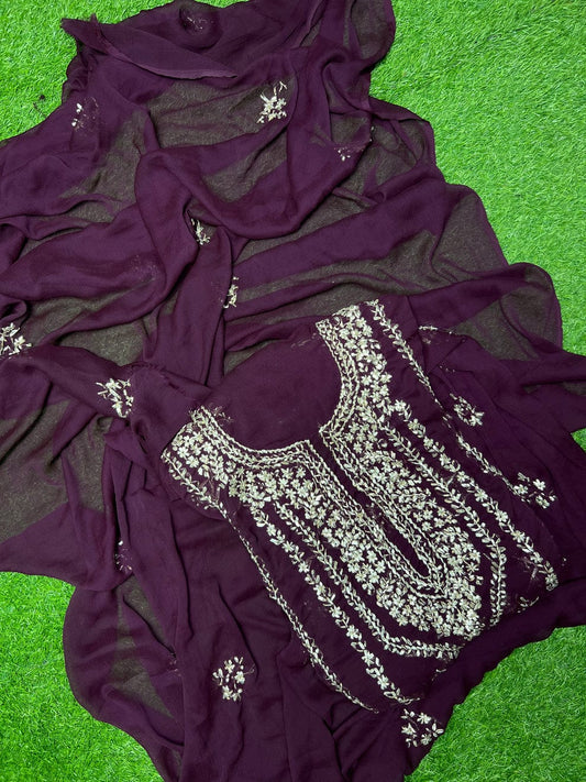 Chiffon Gotta 2 piece new shahi design