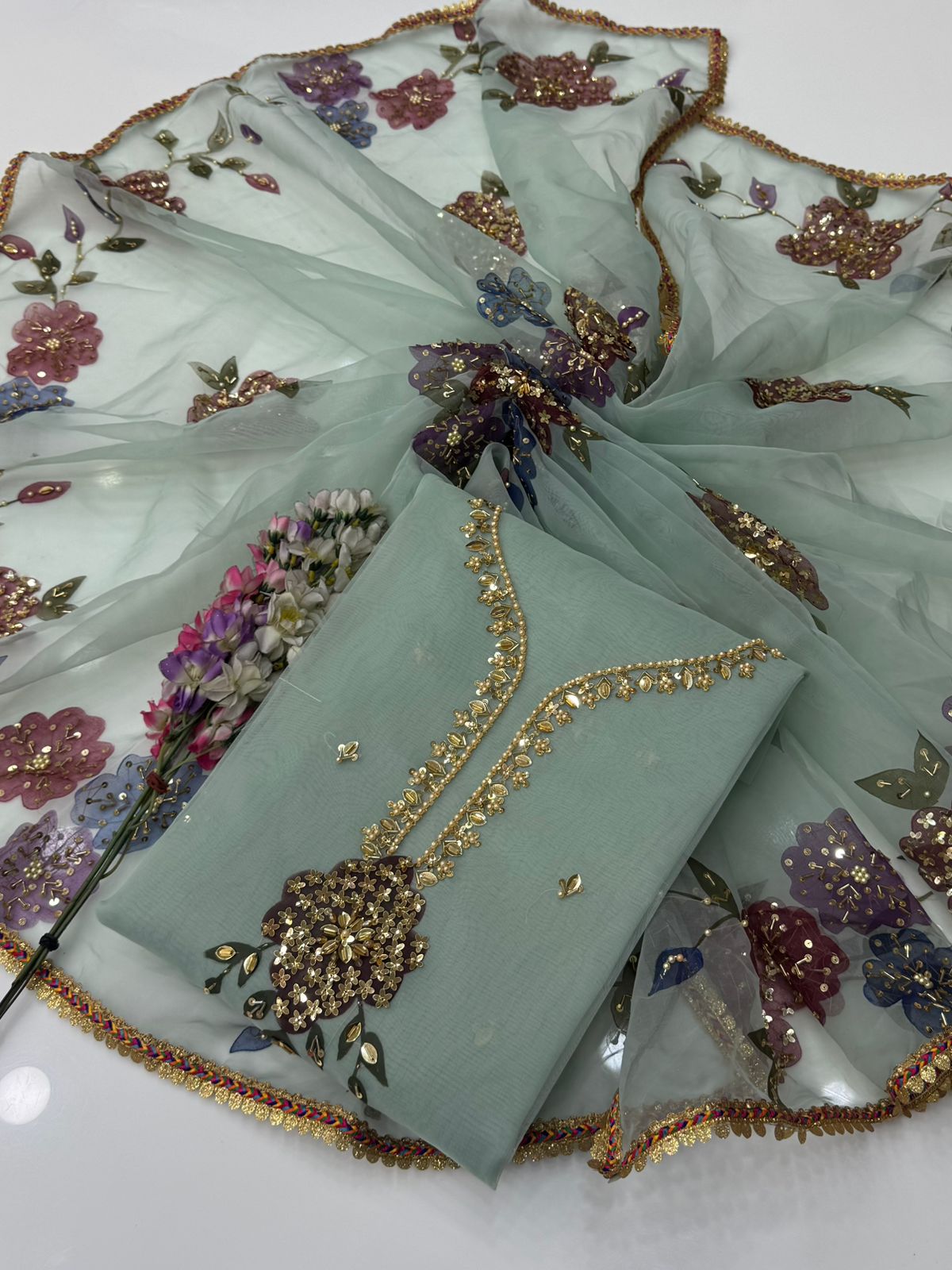 🔥 Dupata & Shirt Paint Dress 👗