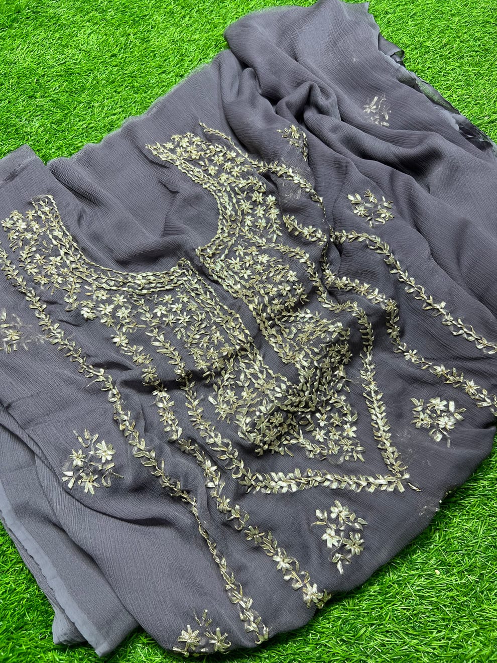 Chiffon Gotta 2 piece new shahi design