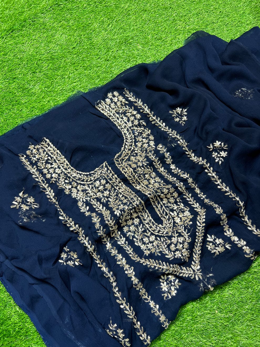 Chiffon Gotta 2 piece new shahi design