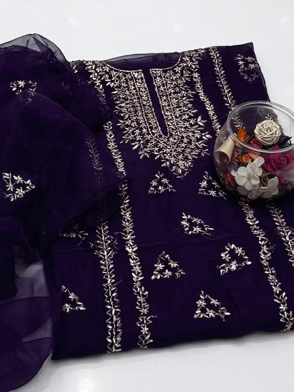 2 piece organza gotta